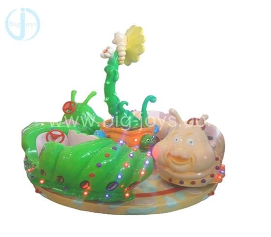 3 Seats Kiddie Worm Carousel, Mini Kiddie Rides, Small Carousel for Sale