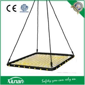 Deluxe Platform Swing with Nylon Rope and Padded Steel Frame