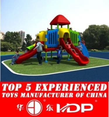 Plastic Playground Slides for Kids Used Outdoor Playground Equipment (HD19-125C)