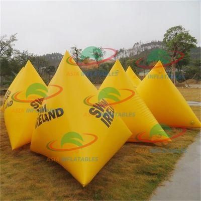 Commercial Cylinder Base Swimming Inflatable Water Buoys