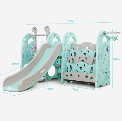 New Style Children Outdoor Playground Equipment Plastic Slide for Sale