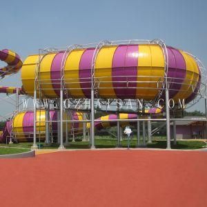 Large Water Park Equipment Fiberglass Water Slides for Sale Manufacturers in China