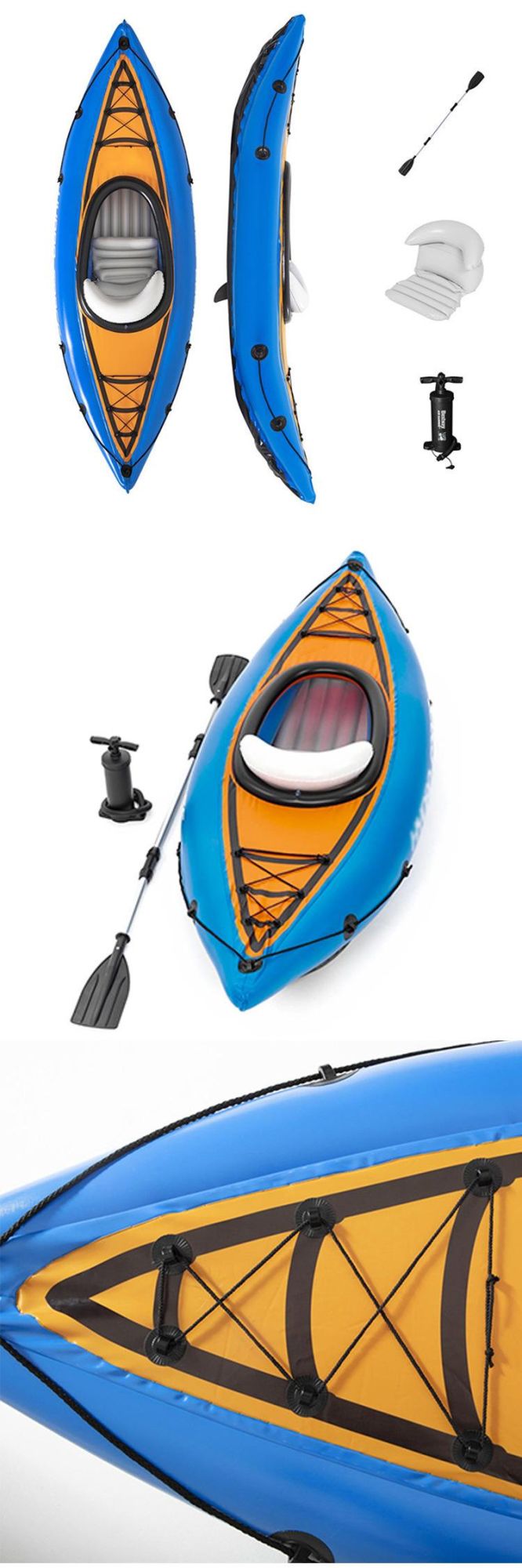 Inflatable Kayak Boat Dinghy for Summer Sports