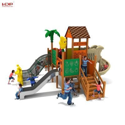Customization Children Wooden Outdoor Playground Slide Equipment