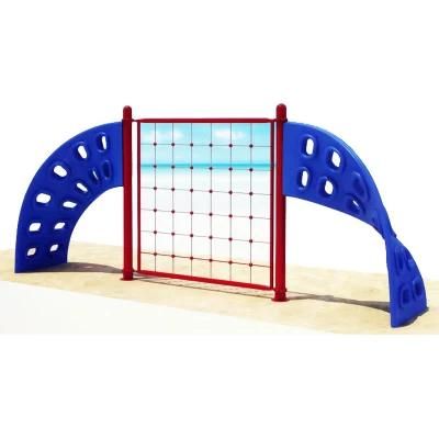 Quotation Two Panel Outdoor Jungle Gym Rope Climbing Plastic Structure for Amusement Park