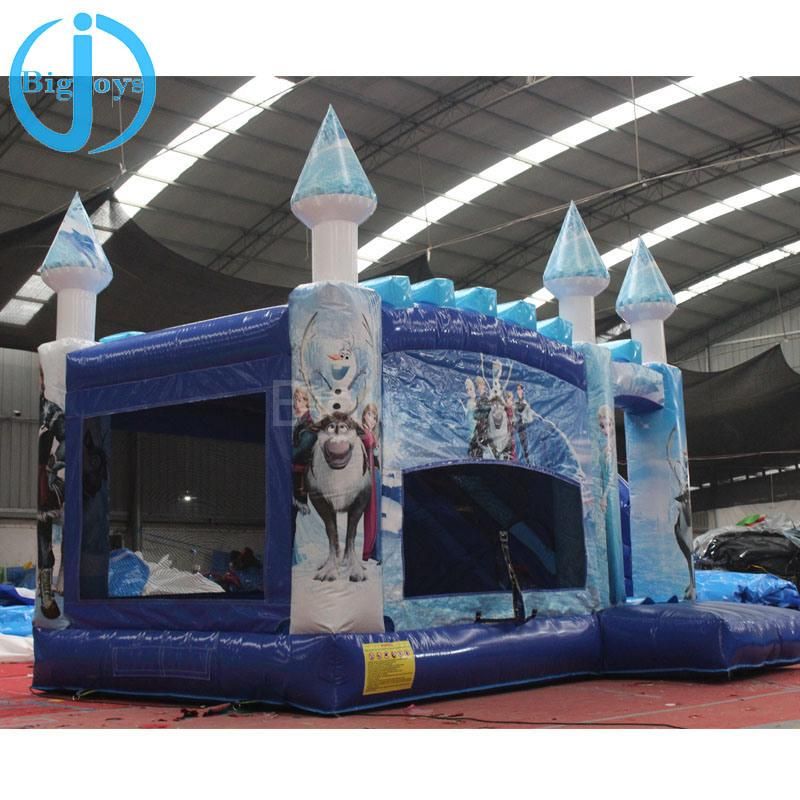 Inflatable bouncer jumping castle slide commercial bounce house with slide