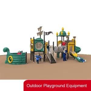 New Design Children Outdoor Pirate Ship Playground Equipment with Slide