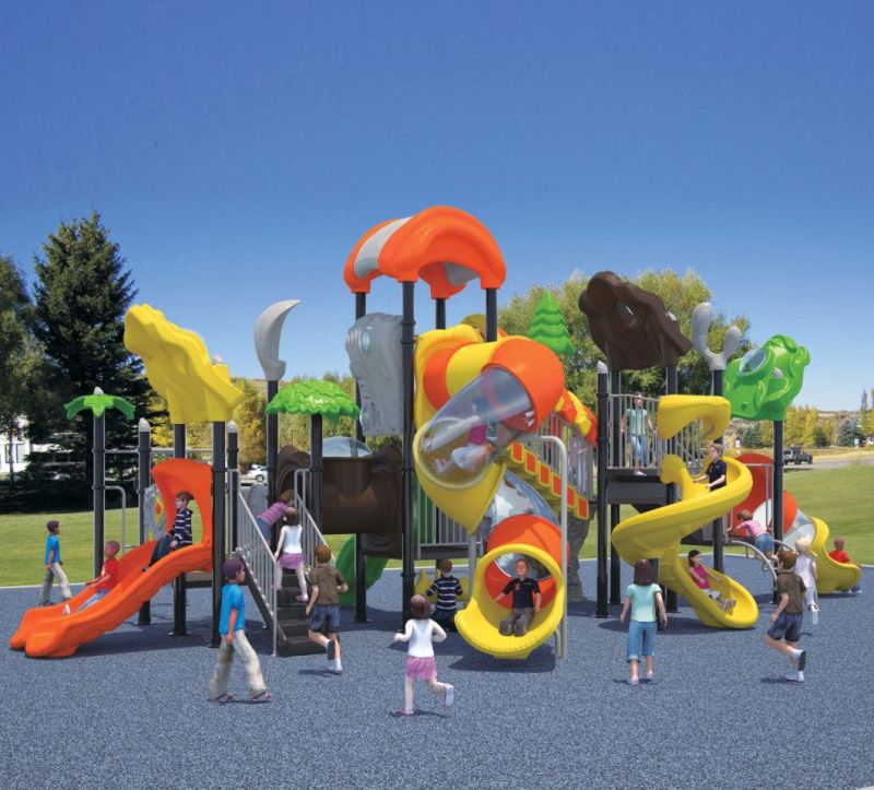 Children Plastic Commercial Slide Outdoor Playgroud (TY-70192)