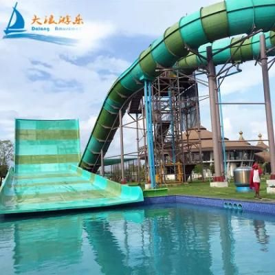 Water Park Equipment Private Fiberglass Slide for Pool