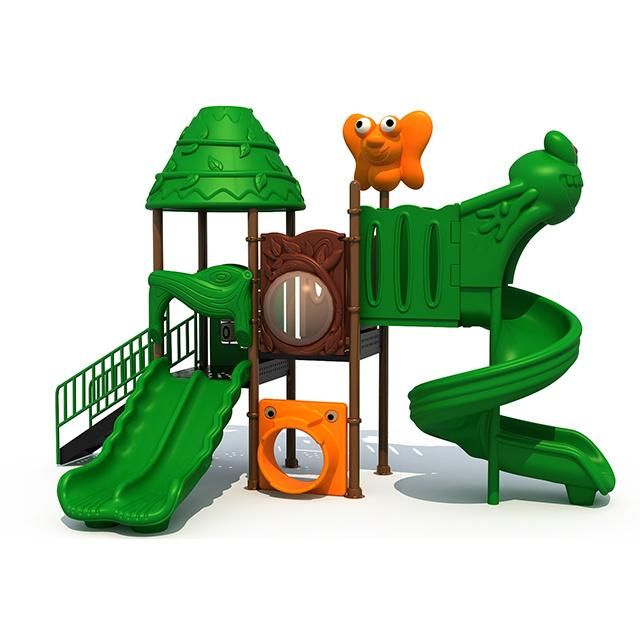 Cowboy Kids Outdoor Playground Equipment Children Plastic Slide for Daycare