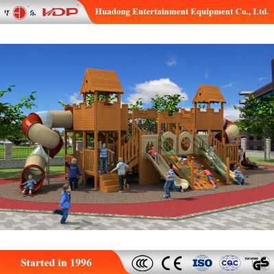 Commercial Attractive Factory Outdoor Wooden Funny Children Playground (HD-MZ036)