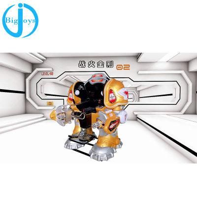 Pop Kiddie Ride-Iron Robot, Outdoor Commercial Robot Ride for Kids