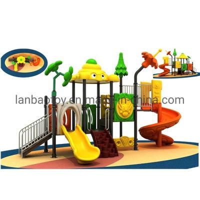 Kindergarten Children Animal Backyard Kids Outdoor Playground Castle Slide Equipment