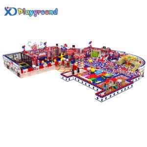 Custom Design Commercial Children Playground with Ball Pool and Trampoline