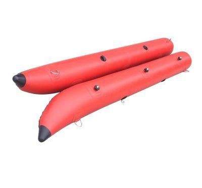Wholesale Inflatable Water Spor Toy Banana Pontoons Boat Tubes for Floating Water Bike