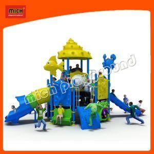 Ocean Series Outdoor Plastic Slide Playground Equipment
