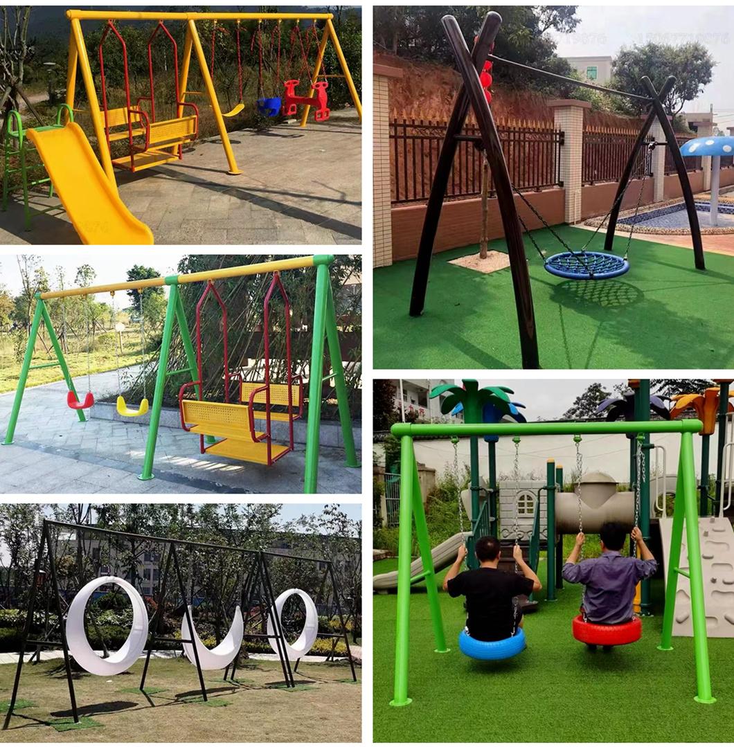 Park Square Outdoor Swing Set Community Kids Playground Equipment