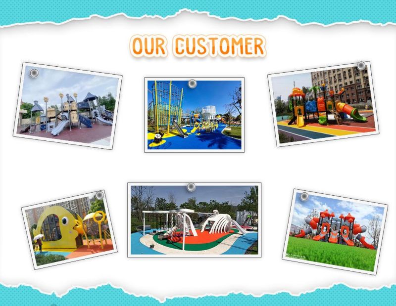 Newest Huge Kids Outdoor Play Structure Equipment Kindergarten Playground Villa Series