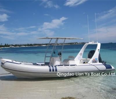 Liya 6.2m 115HP Outboard Motor Boat Speed Inflatable Boats