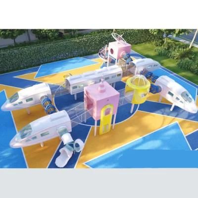 New Outdoor Kids Playground Equipment Space Series Park Climbing Yq58