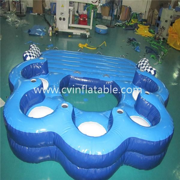 Inflatable Water Floating Bed Chair Inflatable Float Island