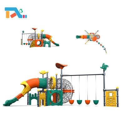 Commercial Outdoor Plastic Slide Amusement Equipment for Sale