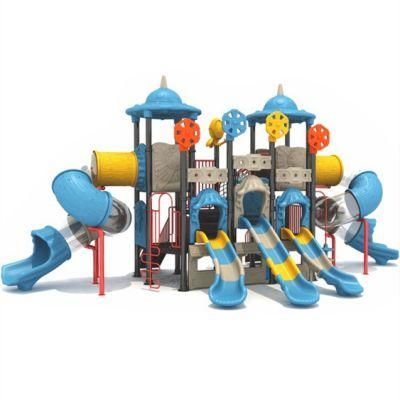 Kids Outdoor Playground Equipment Community Park Large Plastic Slide Kl15