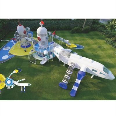 Outdoor Park Kids Playground Equipment Space Series Climbing Slide Yq31