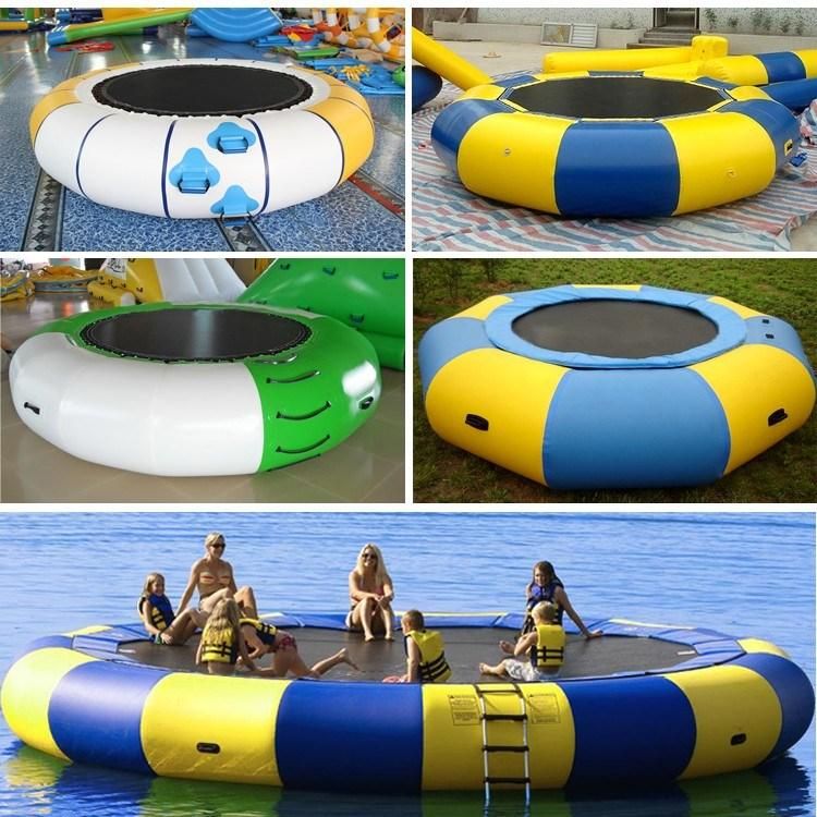 Inflatable Trampoline Jumping Bed for Water Amusement Park