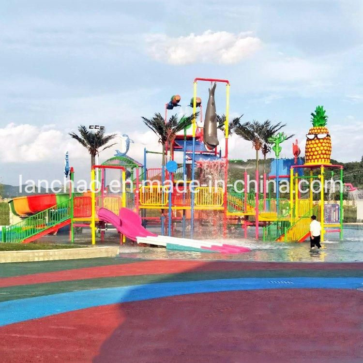 New Design Kids Outdoor Water Park Playground Equipment Water Slides