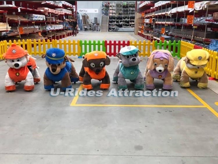 Plastic fence on animal toy ride / Parks Rides indoor Fence /outdoor barriers