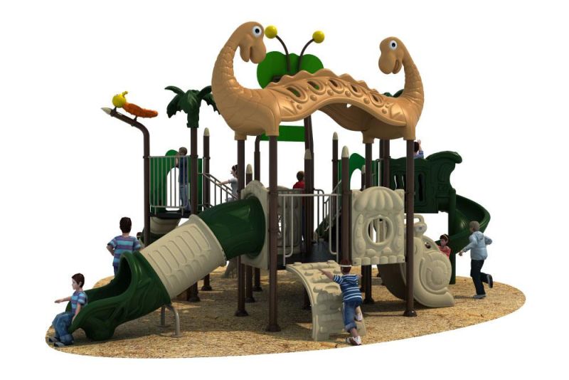 Animal World Series Outdoor Playground Kids Slide Equipment