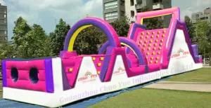 Funny Commercial Grade Inflatable Obstacle with Bouncer (CYOB-705)