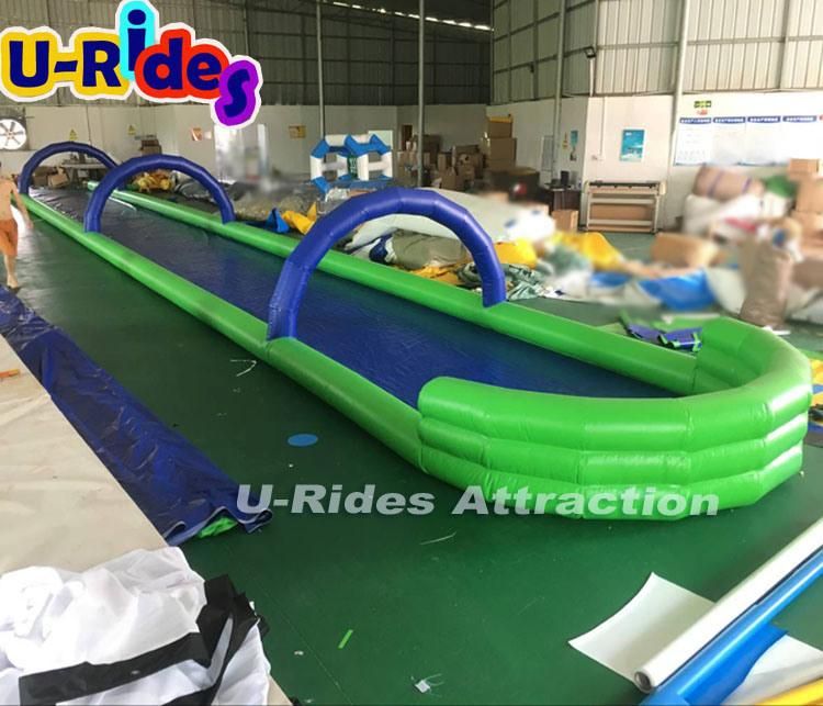 City slide inflatable water slide with swimming pool
