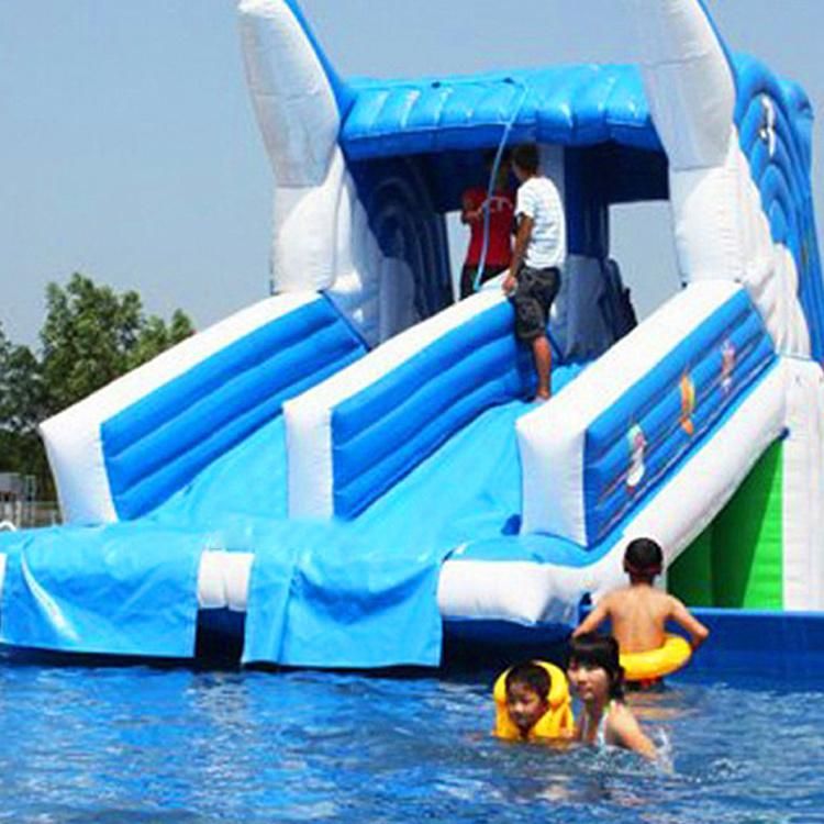 Multi Person Inflatable Water Slide Water PVC Inflatable Park for Kids