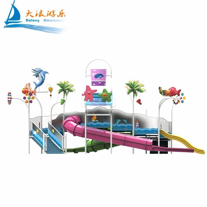 Small Interactive Water Playground for Aqua Park