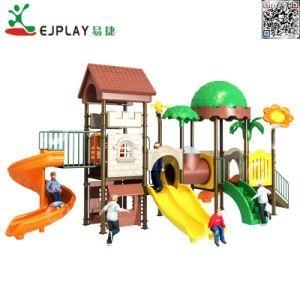 Ejplay Brand 114mm Pipe Playground Set with Double Slide and Spiral Slide