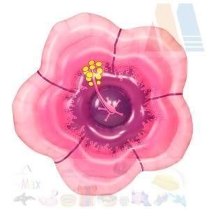 PVC Blow up Inflatable Flower Pool Float