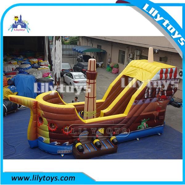 Inflatable Jumping Castle Ship Jumping Boat Bouncer Ship