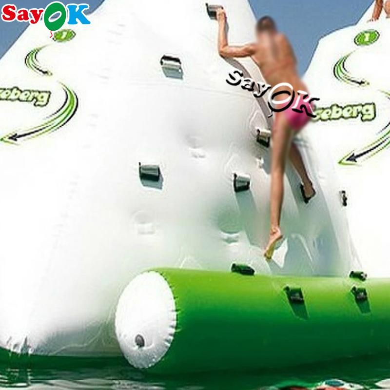 Giant Water Park Games Inflatable Iceberg Water Toy