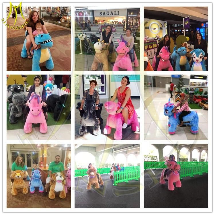 Hansel Best Selling Plush Walking Animal Ride Game Machine