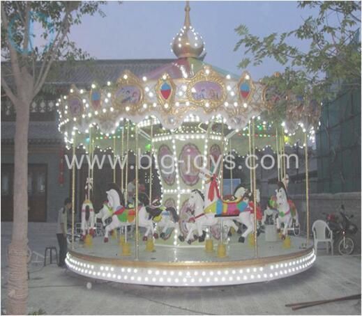 China Manufacturers Children Amusement Park Backyard Chinese Carousel