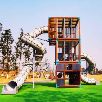 Outdoor Park Playground Climbing Frame Slide Kids Amusement Park Equipment