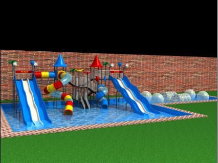 Outdoor Playground Amusement Park Newest Fiber Pool Slide for Sale
