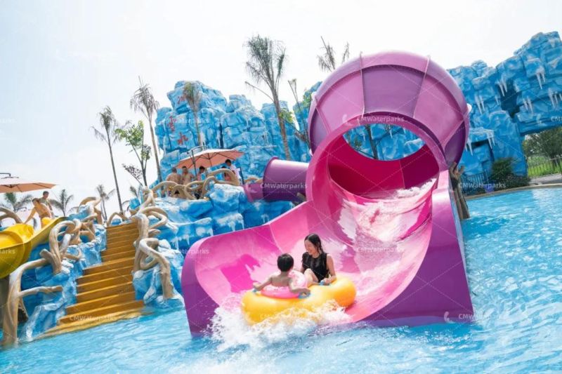 Hot Sale Fiberglass Water Slide Water Park Equipment for Outdoor