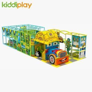 High Quality Car Theme Colorful Commercial Funny Kids Naughty Castle Indoor Playground