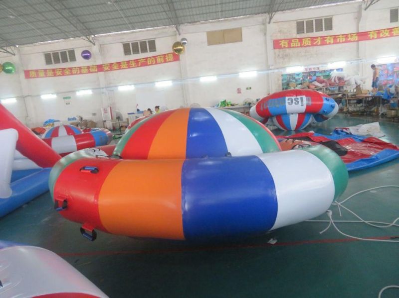 Inflatable Spinning UFO Disco Boat Towable Tube for Water Games