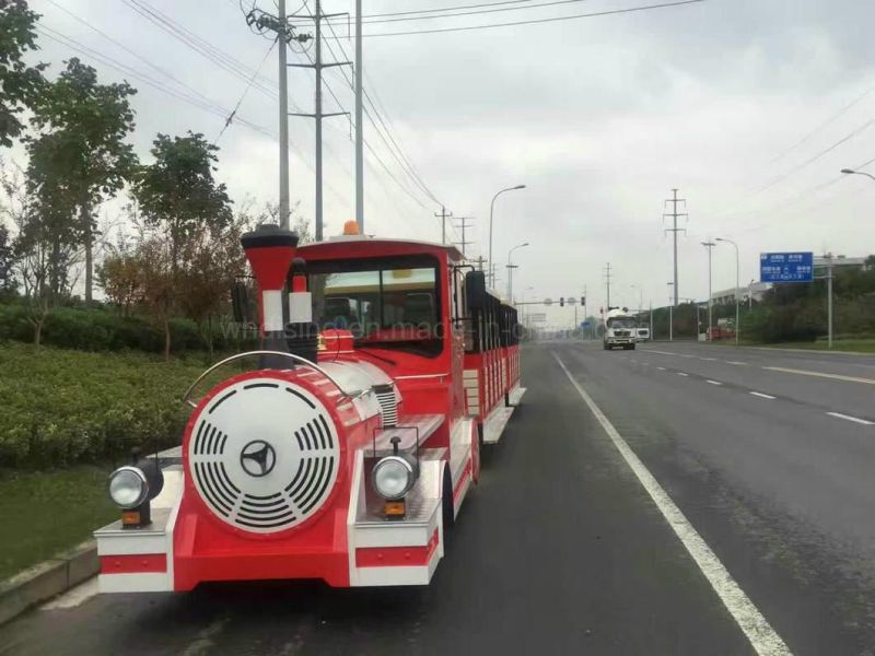 Hot Sale Sightseeing Train Powered by 72V Lithium Battery