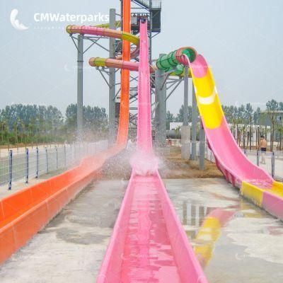 Hot Sale Water Park Equipment Fiberglass Body Slide Water Slide Water Games