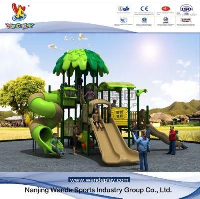 GS TUV Standard Amusement Park Playsets Kindergarten Kids Toy Children Water Park Slide Games Tree House Playground Outdoor Plastic Toys